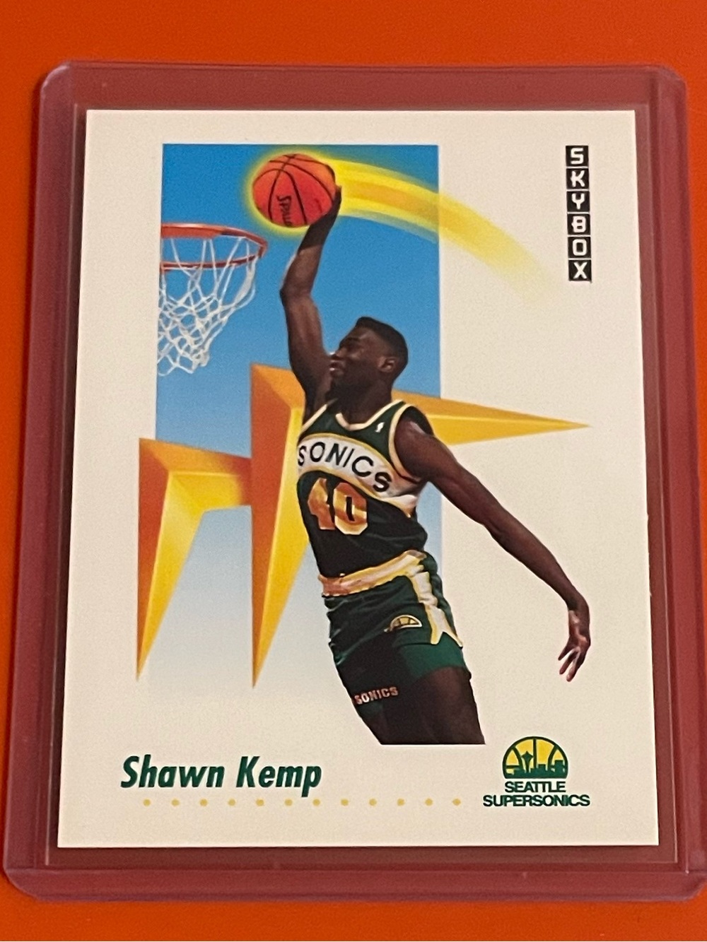 Shawn Kemp #271 1991-92 Skybox Basketball Trading Card